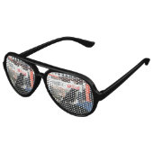 Japanse rijm aviator zonnebril (Gekanteld)