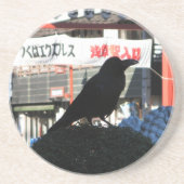 Japanse rijm zandsteen onderzetter (Voorkant)