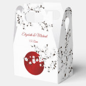 Japanse rijnzon Dank je huwelijk Bedankdoosjes (Geopend)