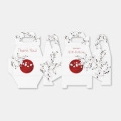 Japanse rijzende zon Dank je verjaardag Bedankdoosjes (Uitgevouwen)