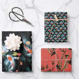 Japanse rivierbedding voor schotel inpakpapier vel