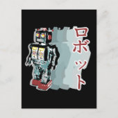Japanse robot briefkaart (Voorkant)