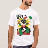 Japanse robot Fire Warrior T-shirt (Voorkant)