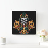 Japanse robot vierkante klok (Huis)