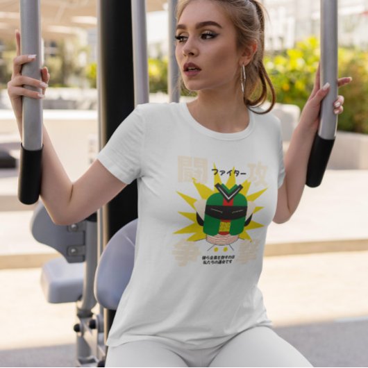 Japanse robotkop t-shirt