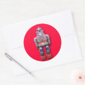 Japanse robotStickers (blad van 6) Ronde Sticker (Envelop)