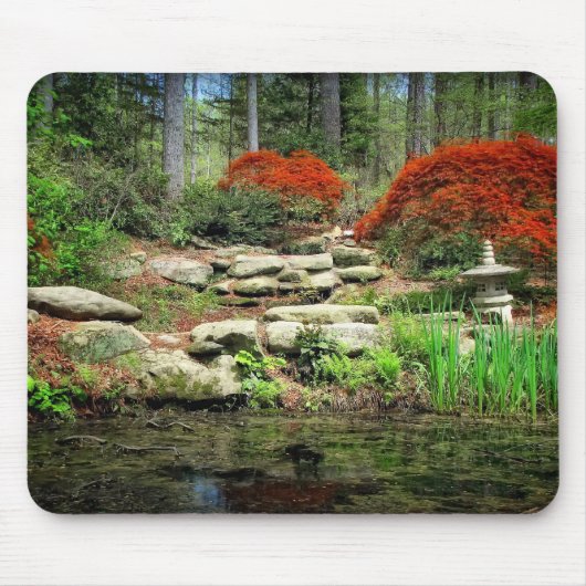 Japanse Rock Garden Mousepad Muismat (Voorkant)