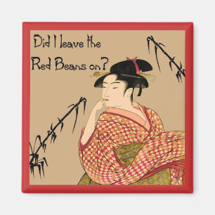 Japanse rode bonen magneet