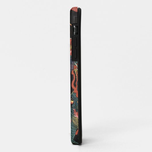  Japanse rode draak Case-Mate iPhone Case (Achterkant/links)