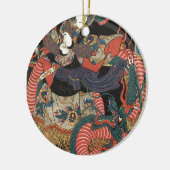  Japanse rode draak Keramisch Ornament (Links)
