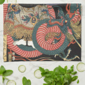  Japanse rode draak Theedoek (Gevouwen)