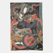 Japanse rode draak Theedoek (Verticaal)