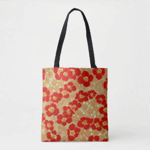 Japanse rode goudplatenfabriek, alles over de afd Tote Bag