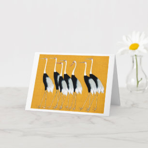 Japanse rode kraan - Ogata Korin -  Kaart