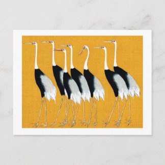 Japanse rode kraan - Ogata Korin - Kunst Briefkaart