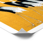 Japanse rode kraan - Ogata Korin -  Poster (Hoek)