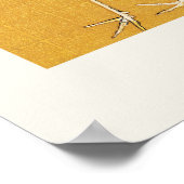 Japanse rode kroon kraanvogels kudde Ogata Korin Poster (Hoek)