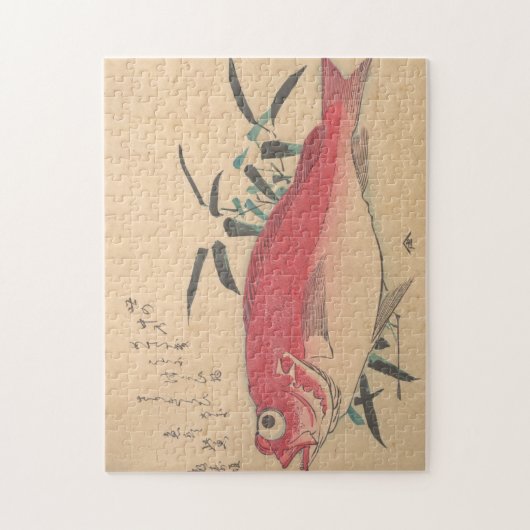 Japanse rode kunstvis legpuzzel (Verticaal)