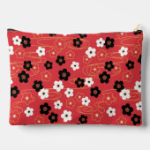 Japanse Rode Sakurabloes Monogram Beginletters Etui (Achterkant)