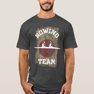 Japanse roeiteam orsenwomen Rower Girl Rowing T-Sh T-shirt