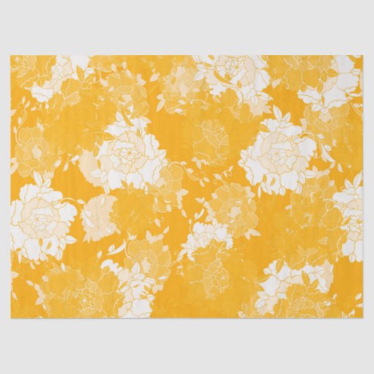 Japanse roodbloem. tissuepapier (Voorkant)