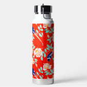 Japanse Roos Bloem Ontwerp Waterfles (Links)