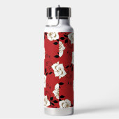 Japanse Roos Bloem Ontwerp Waterfles (Rechts)