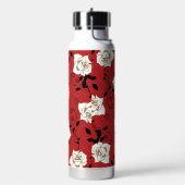 Japanse Roos Bloem Ontwerp Waterfles (Links)