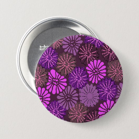 japanse roze Button (Voorkant /achterkant)