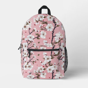 Japanse Roze Kersenbloesem Sakura Bloem Lente Bedrukte Rugzak