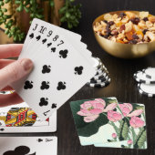 Japanse roze Lotus Flower Poker-kaarten Pokerkaarten (Insitu)