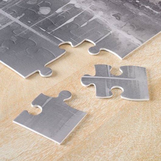 Japanse roze Sakura architectuur Legpuzzel (Zijkant)