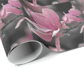 Japanse roze Saucer Magnolia Cadeaupapier (Rol Hoek)