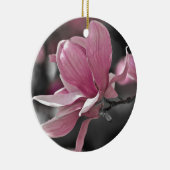 Japanse roze Saucer Magnolia Keramisch Ornament (Rechts)