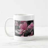 Japanse roze Saucer Magnolia Koffiemok (Links)
