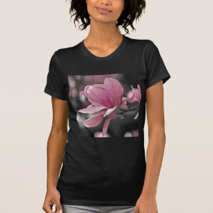 Japanse roze Saucer Magnolia T-shirt