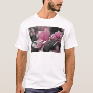 Japanse roze Saucer Magnolia T-shirt