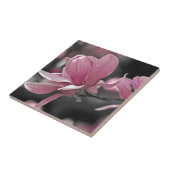 Japanse roze Saucer Magnolia Tegeltje (Zijkant)