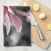 Japanse roze Saucer Magnolia Theedoek (Quarter Fold)