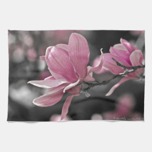 Japanse Roze Schotel Magnolia Theedoek