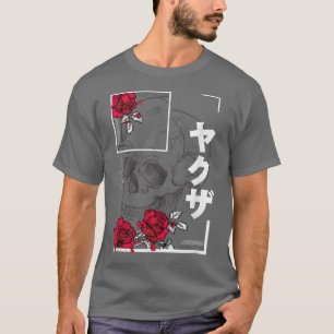 Japanse Rozen Pastel Gothic Alt Clothing Gothic T-shirt