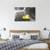 Japanse Rubber Duckies Canvas Afdruk (Insitu (Slaapkamer))
