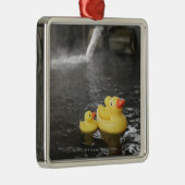 Japanse Rubber Duckies Metalen Ornament (Rechts)