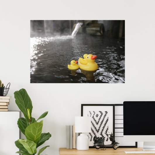 Japanse Rubber Duckies Poster (Thuiskantoor)