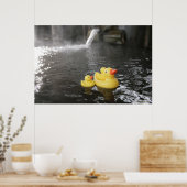 Japanse Rubber Duckies Poster (Keuken)