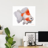 Japanse Ryukin Fantail Goldfish print (Thuiskantoor)