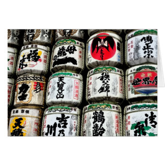 Japanse Sake Barrels