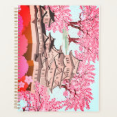 Japanse Sakura Castle Art – Cherry Blossom Spring Planner (Voorkant)