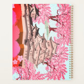 Japanse Sakura Castle Art – Cherry Blossom Spring Planner (Achterkant)