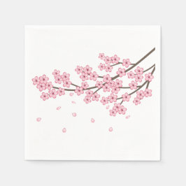 Japanse Sakura Cherry Blossom Branch Servet